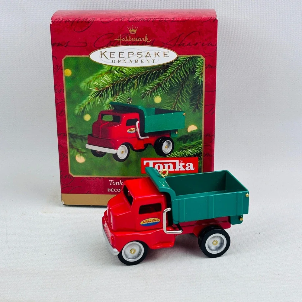 Hallmark Tonka Dump Truck Die-Cast Metal 2000 Christmas Ornament 1953 Model 180